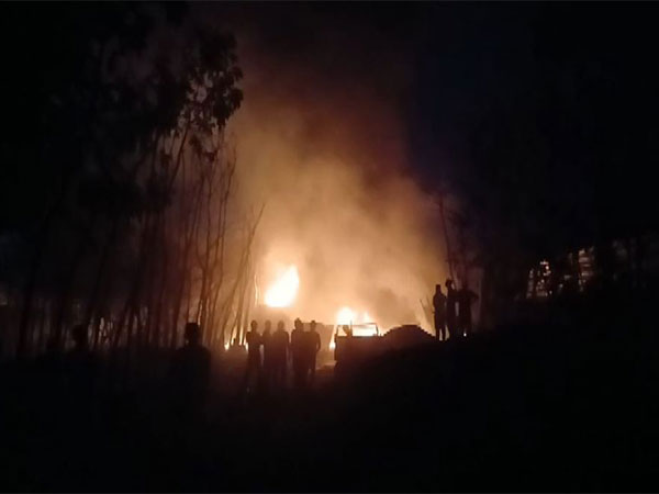 Fire at chemical factory in Patna (Photo/ANI)