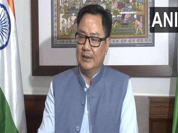 Union Home Minister of Parliamentary Affairs Kiren Rijiju (Photo/ANI)