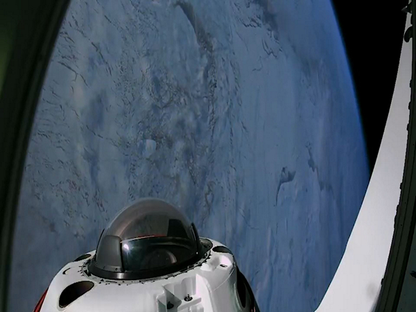 Screenshot from the video of Earth's poles posted by Space X (Photo credit/X handle @SpaceX)