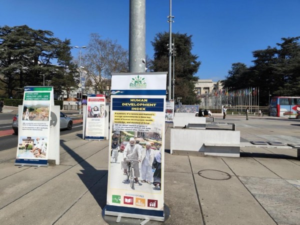 Eco Fawn Society’s photo exhibition at Broken Chair, Geneva, showcases Jammu and Kashmir’s transformation (Photo/ANI)
