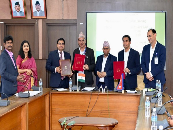 Signing of MoUs between India and Nepal (Photo/Indian Embassy in Kathmandu)