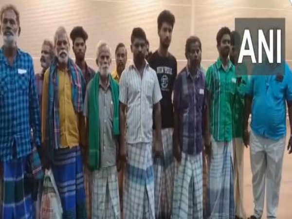 Thirteen fishermen released from Sri Lanka prison (Photo/ANI)