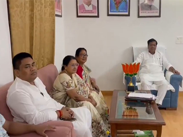 Union Minister Sukanta Majumdar interacts with West Bengal MLAs (Photo/ANI) 