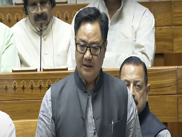Union Minister for Minority Affairs Kiren Rijju (Photo/Sansad TV)