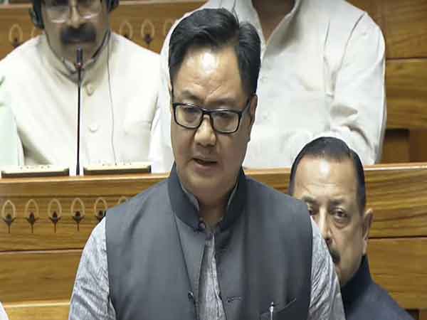 Union Minority Affairs Minister Kiren Rijiju (Photo/Sansad TV)