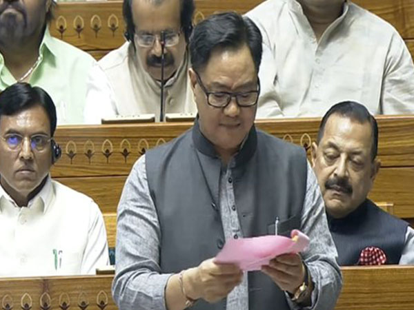 Union Minister Kiren Rijiju (Photo/ANI)