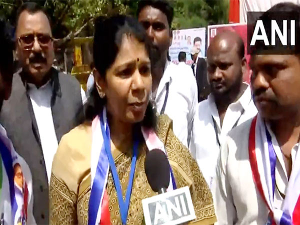  DMK MP Kanimozhi (Photo/ANI)