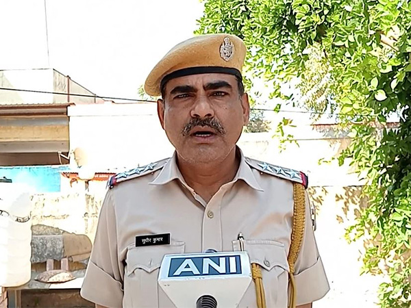 Sudhir Kumar Upadhyay (Police Station Officer Kotwali Police Station Dausa) (Photo/ANI)