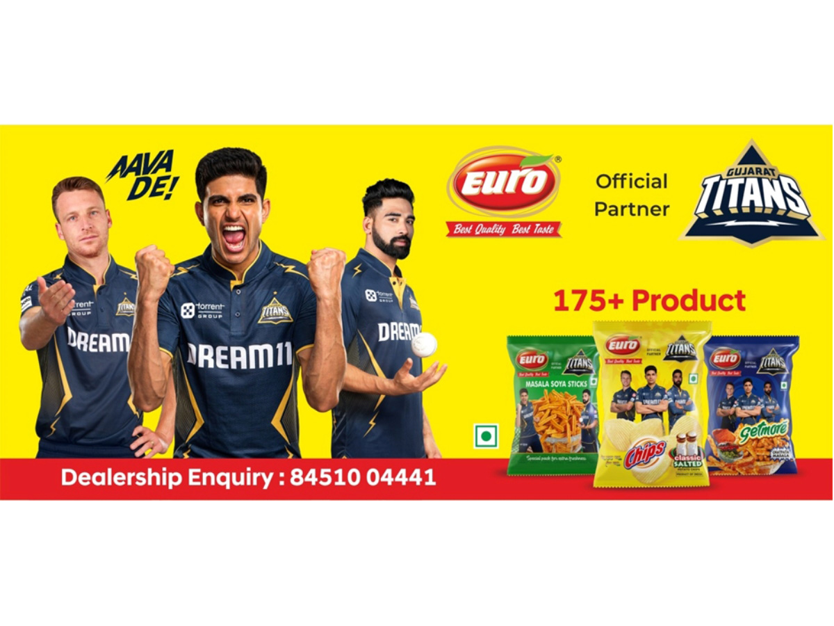 Euro India Fresh Foods Named Official Snacking Partner of Gujarat Titans