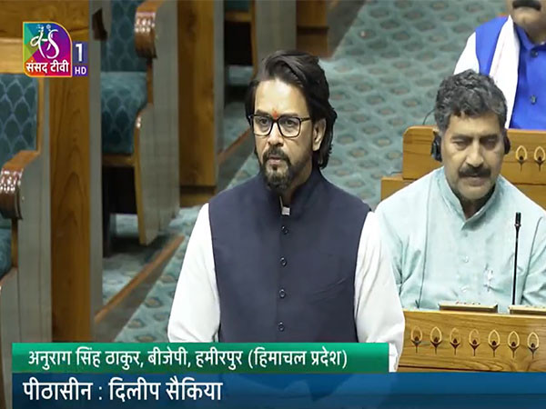 BJP MP, Anurag Thakur (Photo/Sansad TV)