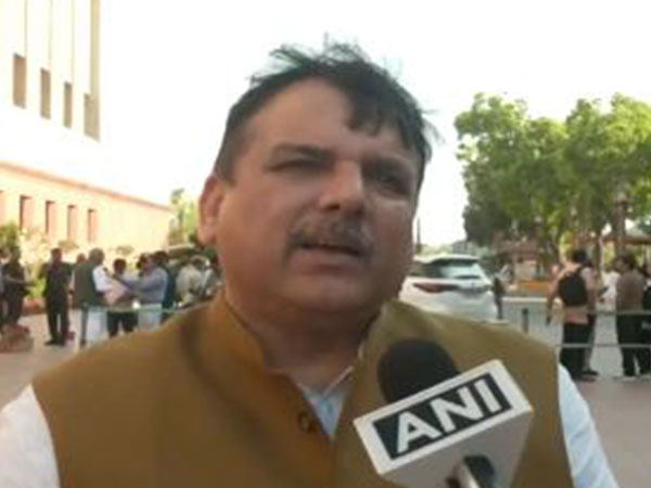 Aam Aadmi Party MP Sanjay Singh (Photo/ANI)