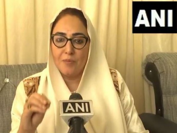 Bharatiya Janata Party leader and Chairperson of Jammu and Kashmir Waqf Board, Dr Darakhshan Andrabi (Photo/ANI)