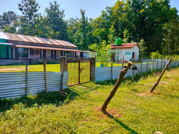 The solar fences covering the schools (Photo/ANI)