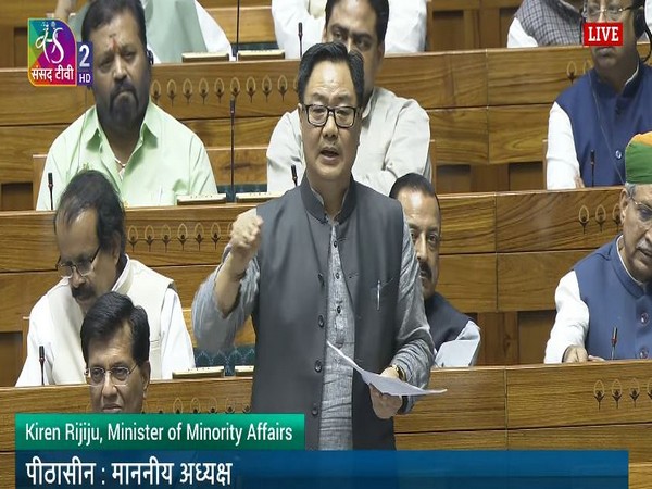 Union Minister Kiren Rijiju (Photo/Sansad TV)