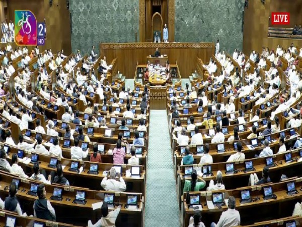 Visuals from Lok Sabha (Photo/Sansad TV)