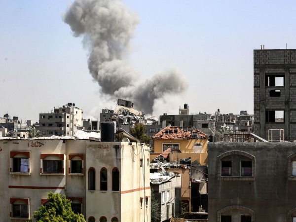 Dozens of Palestinians killed in Israeli bombing of Gaza Strip (Photo/WAM)