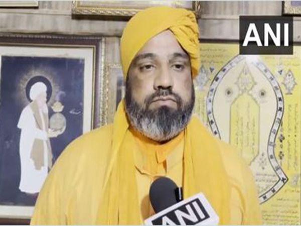 Syed Naseruddin Chishty, Chairman, All India Sufi Sajjadanashin Council (Photo/ANI)