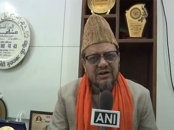 The President of Indian Sufi Foundation Kashish Warsi (Photo/ANI)