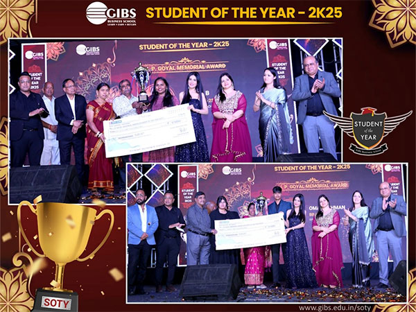 Actress Amrita Rao Celebrates Academic Brilliance at GIBS Business School, Bangalore's STUDENT OF THE YEAR – 2K25