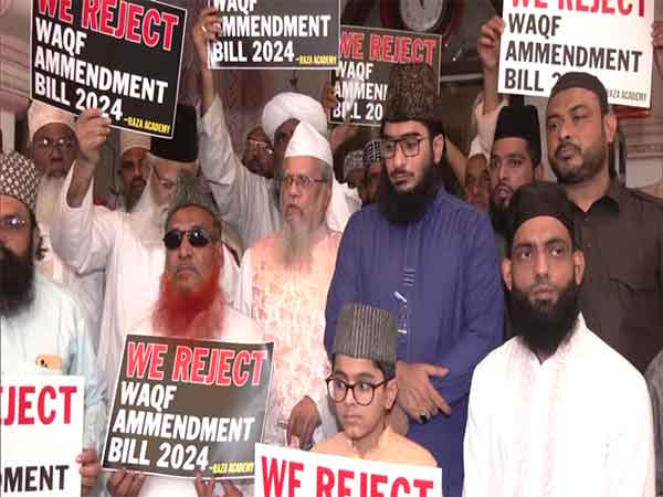 Visual from the protest (Photo/ANI)