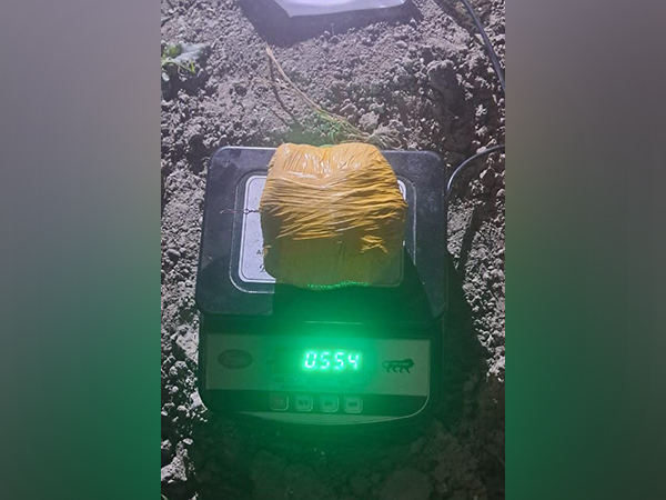 Heroin seized by BSF, Punjab Police in Tarn Taran. (Photo/ANI) 