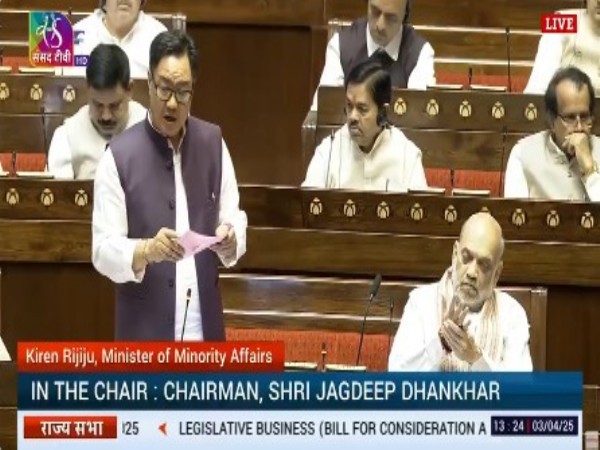 Union Minority Affairs Minister Kiren Rijiju (Photo/SansadTV)