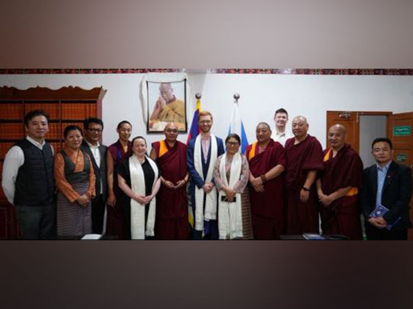Scottish delegation visiting Tibetan Parliament-in-exile (Photo/ @CTA_TibetdotNet)