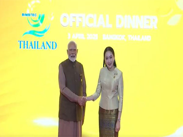 PM Modi was received by Thai PM Paetongtarn Shinawatra at the BIMSTEC dinner (Photo/ BIMSTEC Secretariat)