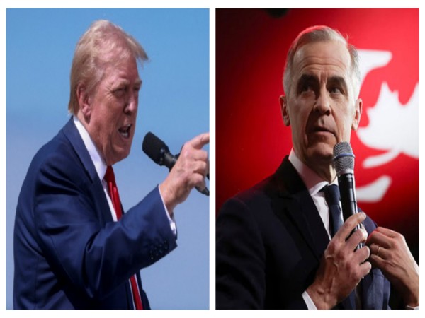 US President Donald Trump and Canadian PM Mark Carney (Photo/Reuters)