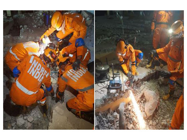 NDRF continues SAR operations in four active worksites in Myanmar. (Photo/X@NDRFHQ)