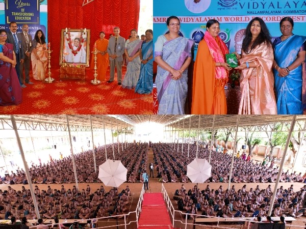 Amrita Vidyalayam’s Silver Jubilee: 25 Years of Educational Legacy with 25 Elite World Records