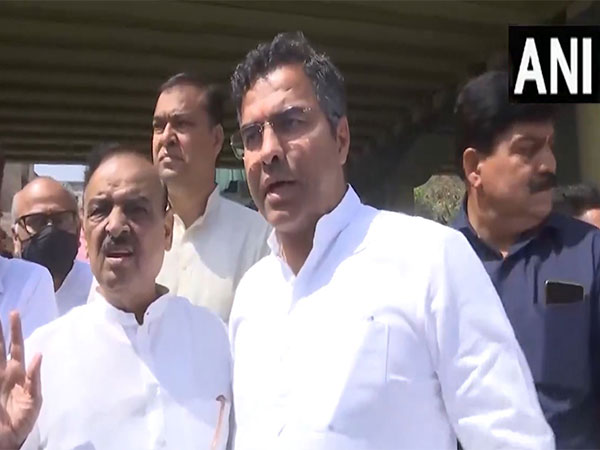 PWD Minister Parvesh Verma inspects water management and infrastructure in East Delhi (Photo/ANI) 