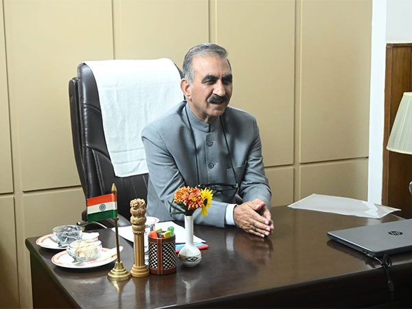 Himachal Pradesh Chief Minister Sukhvinder Sukhu. (File Photo/ANI)
