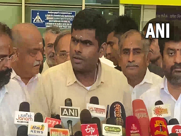 Tamil Nadu BJP chief K Annamalai (Photo: ANI)