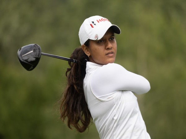 Pranavi Urs in action during first round of the Joburg Ladies Open (Image: LET)