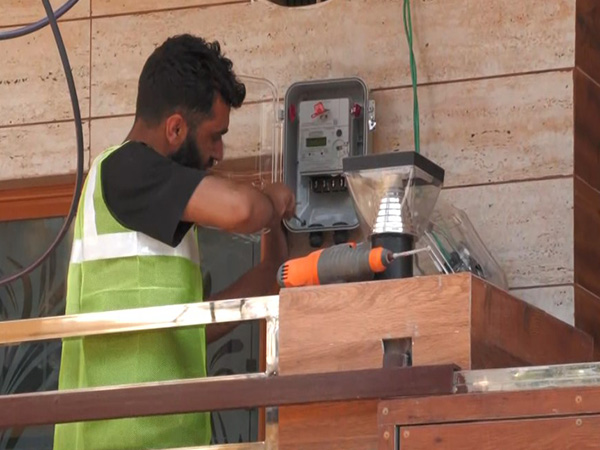 Smart Meters being installed in a house in Poonch (Photo/ANI)
