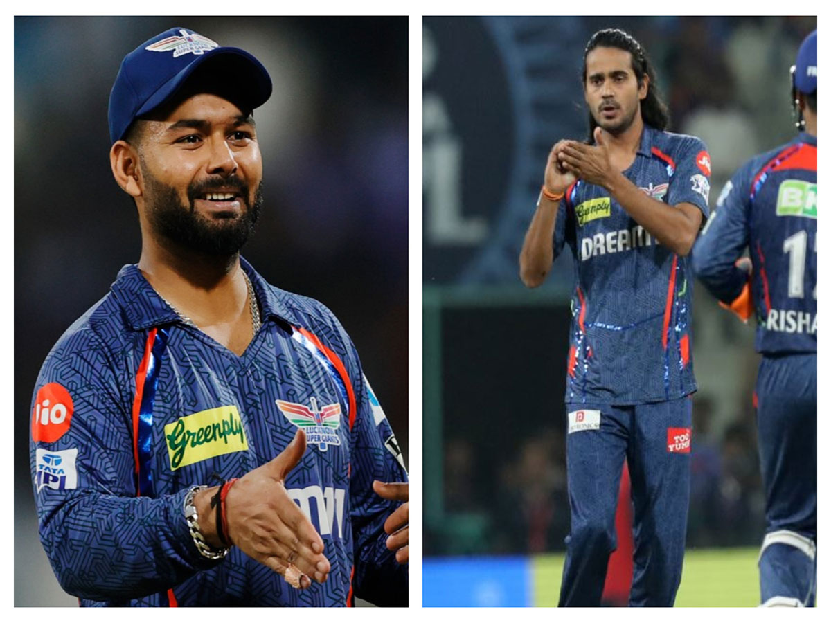 Rishabh Pant and Digvesh Singh (Photo: @ipl/X) 