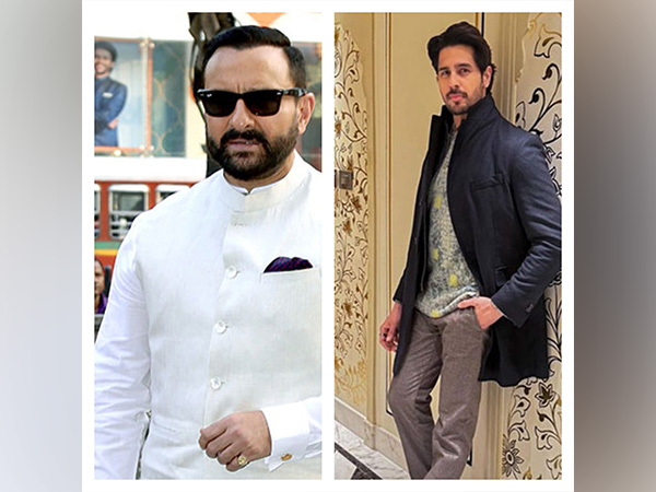 Actors Saif Ali Khan and Sidharth Malhotra (Image source: Instagram)
