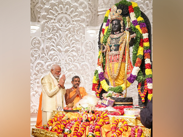 PM Modi at Ram Temple in Ayodhya (FilePhoto/ANI)