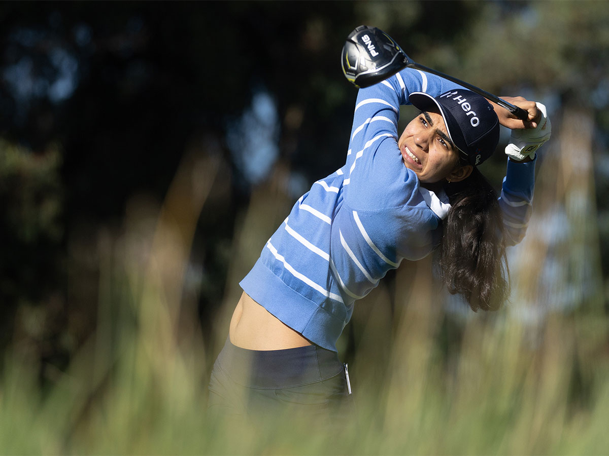 Indian golfer Diksha Dagar in action during Joburg Ladies Open (Image: LET)