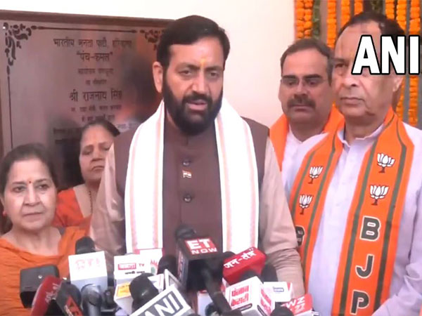 Haryana CM Nayab Singh Saini greets citizens on Ram Navami, wishes for state's growth (Photo/ANI)