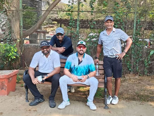 Ravi Bhagchandka with Yuvraj Singh Ravi Bhagchandka with Yuvraj Singh