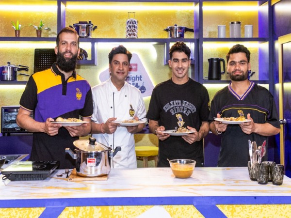 Moeen Ali, Rahmanullah Gurbaaz, and Rinku Singh (Photo: KKR Knight Club)