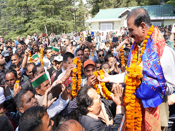 Kullu delegation thanks Himachal CM Sukhu. (Photo/ANI) 