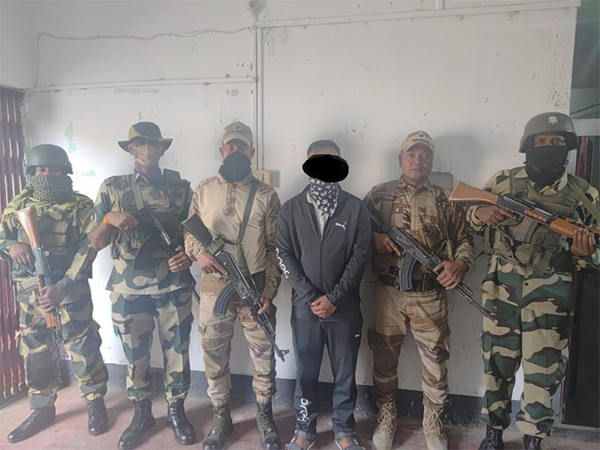 Manipur police arrests active cadre of KCP-Noyon group for extortion (Photo/ANI)