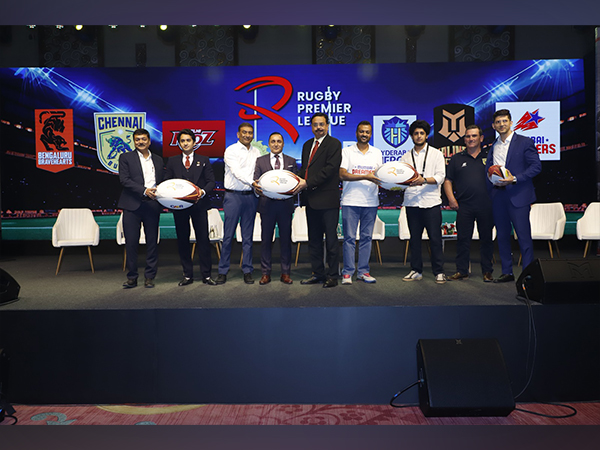 President of Indian Rugby Football Union Rahul Bose with owners of Rugby Premier League franchises during Player Draft and Auction (Image: IRFU)