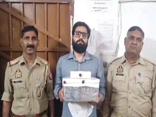 Police arrest bank employee for allegedly stealing money from Mathura's Banke Bihari temple (Photo: ANI)