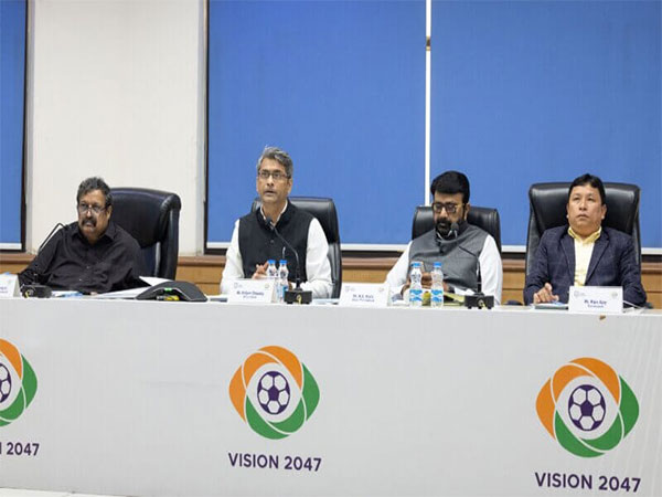 AIFF officials during Executive Committee meeting (Image: AIFF media)