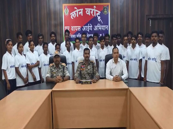 26 Maoists, including 3 with bounties, surrender in Chhattisgarh’s Dantewada (Photo/ANI)