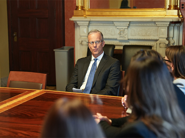 Senate Majority Leader John Thune. (File Photo/X@LeaderJohnThune)